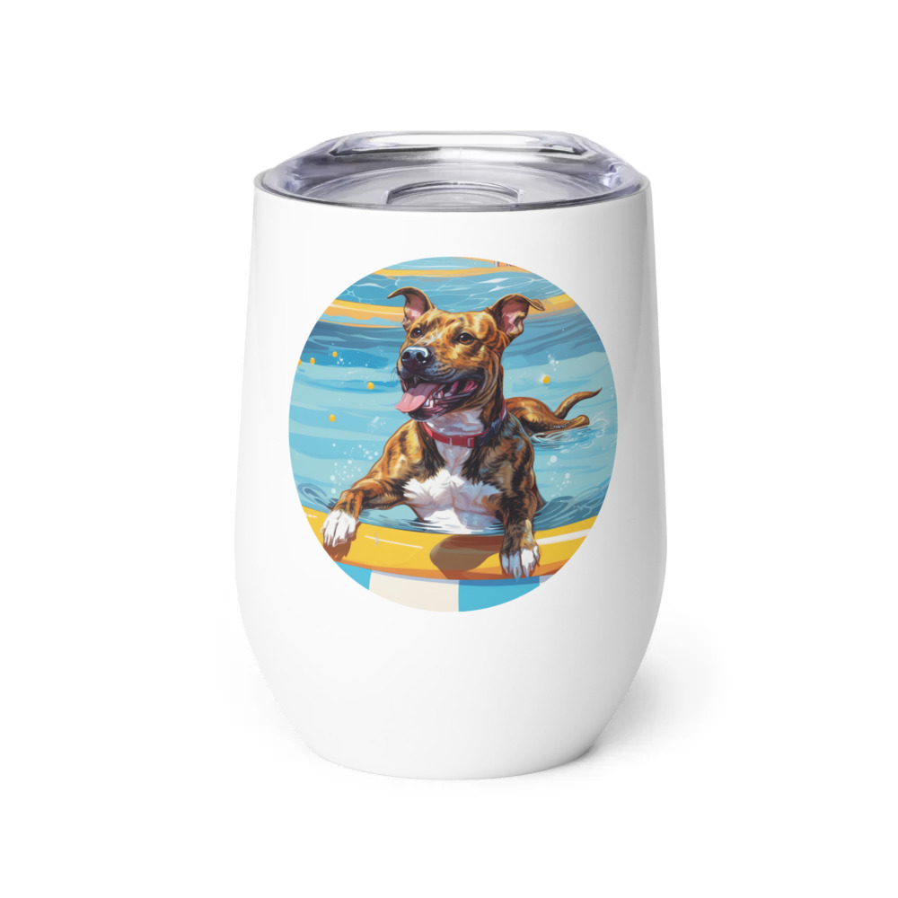 PugMug Custom Tony Hawk Wine Tumbler