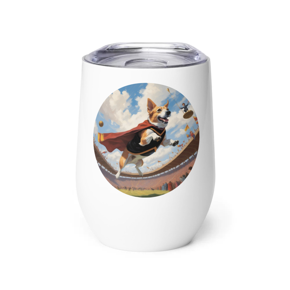 PugMug Custom Munchkin Wine Tumbler