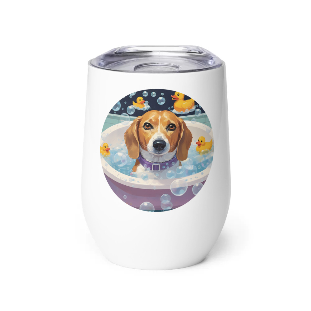 PugMug Custom Munchkin Wine Tumbler