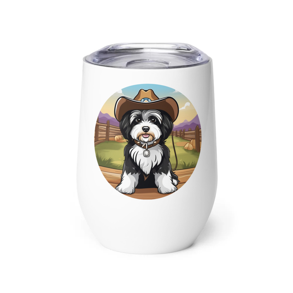 PugMug Custom Pet Wine Tumbler