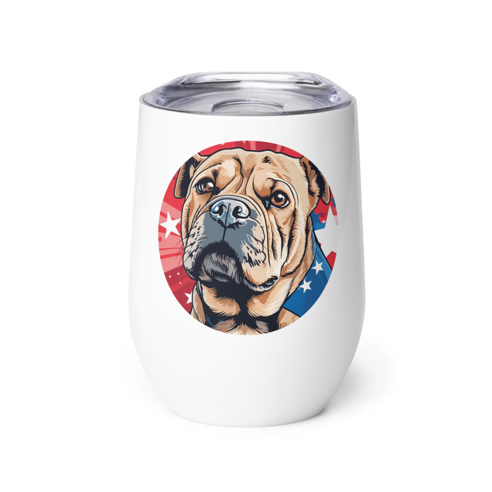 PugMug Custom Halina Wine Tumbler