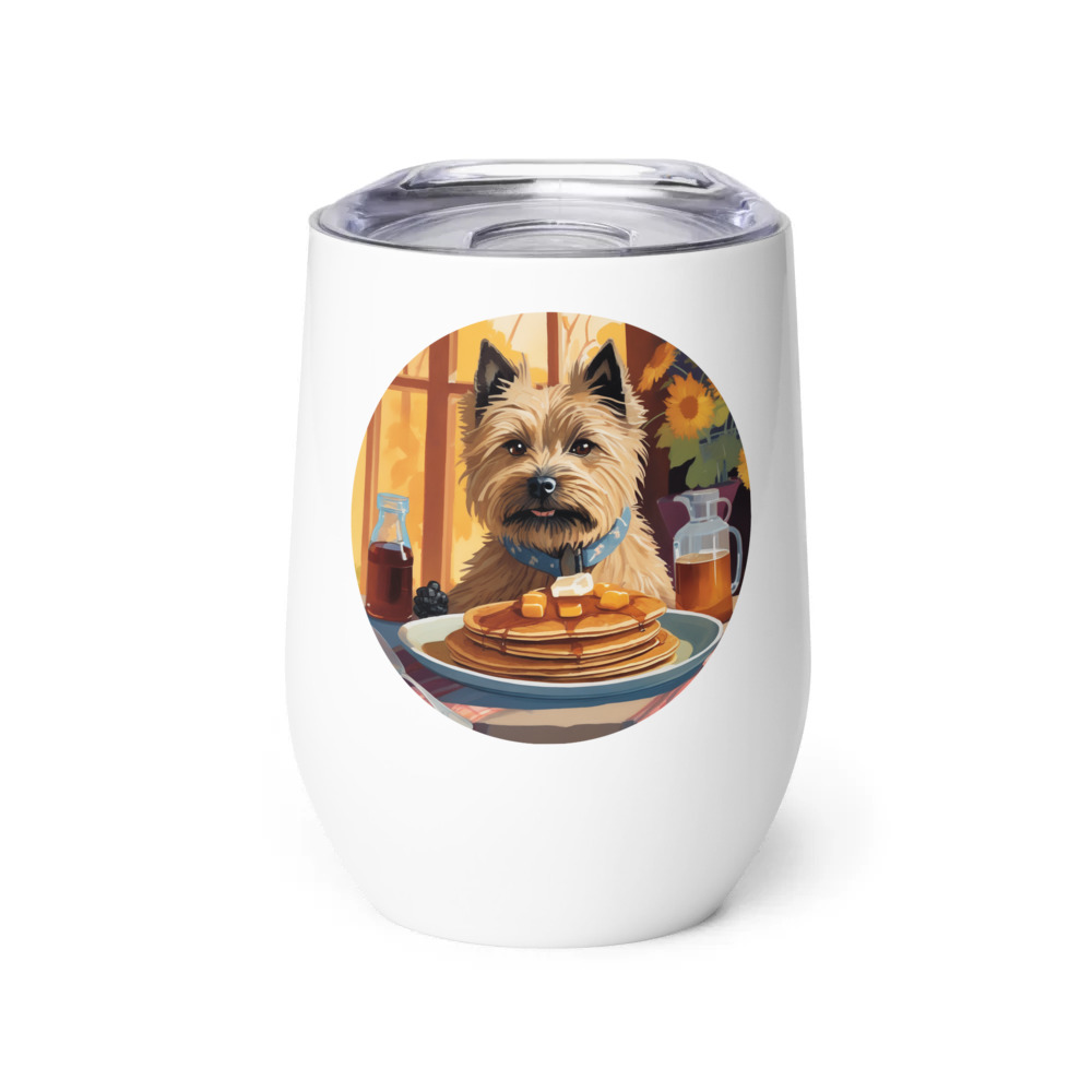 PugMug Custom Cairn Terrier Wine Tumbler