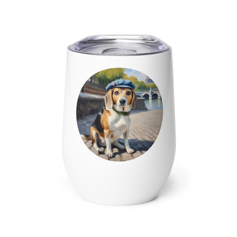 PugMug Custom Munchkin Wine Tumbler