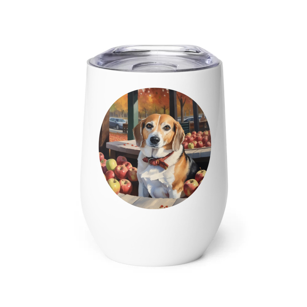 PugMug Custom Munchkin Wine Tumbler
