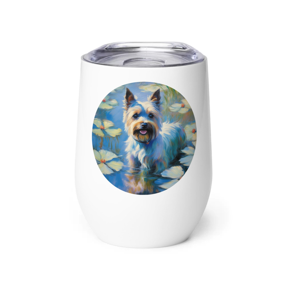 PugMug Custom Cairn Terrier Wine Tumbler