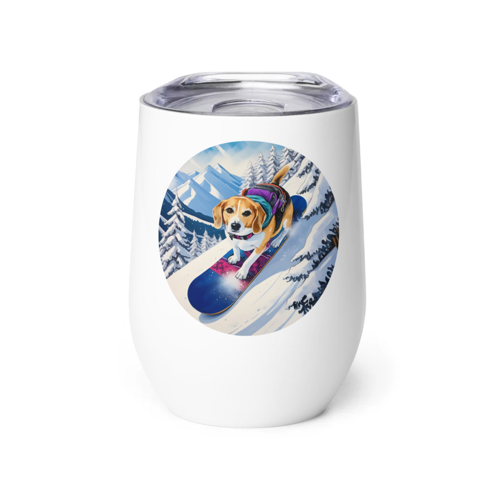 PugMug Custom Munchkin Wine Tumbler