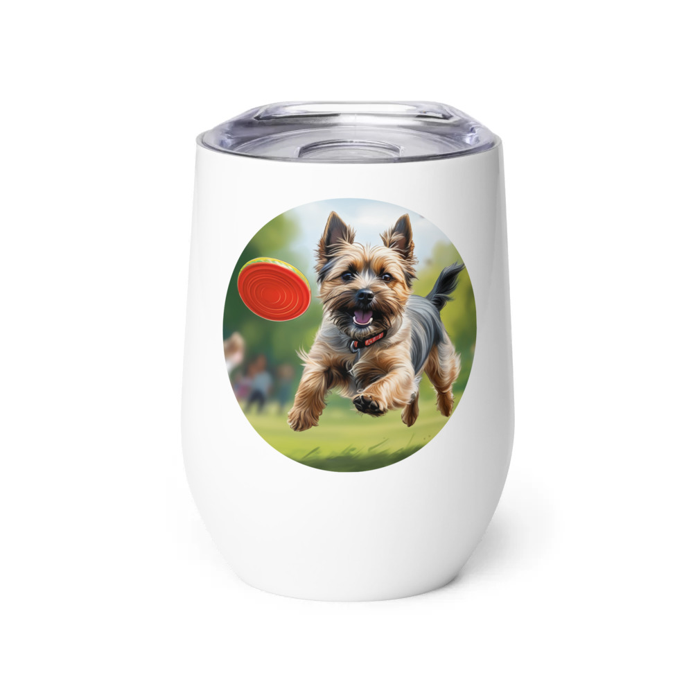 PugMug Custom Cairn Terrier Wine Tumbler