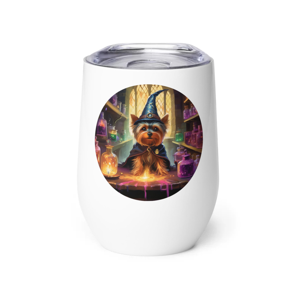 PugMug Custom Pet Wine Tumbler