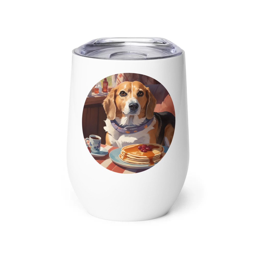 PugMug Custom Munchkin Wine Tumbler
