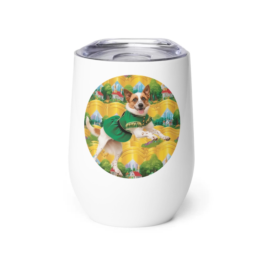 PugMug Custom Hazim Wine Tumbler