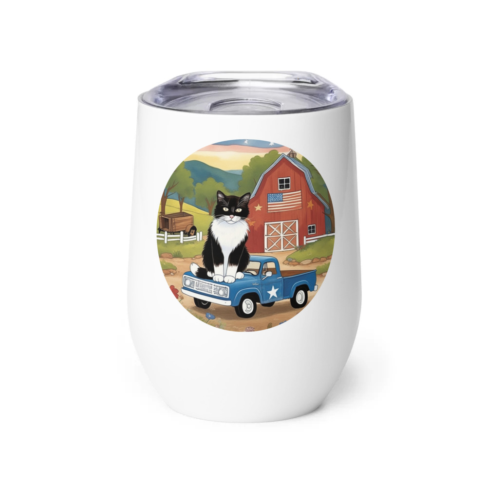 PugMug Custom Peerie Wine Tumbler