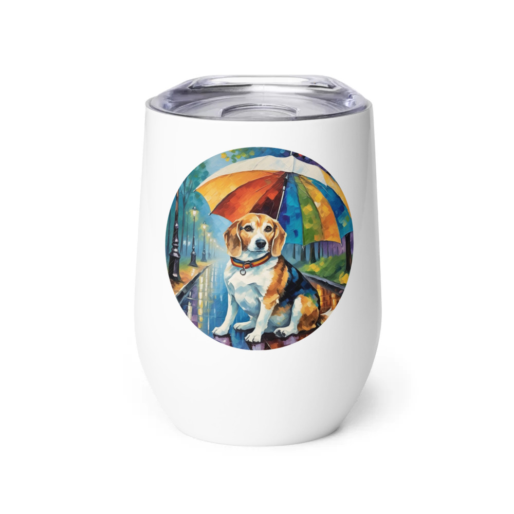 PugMug Custom Munchkin Wine Tumbler