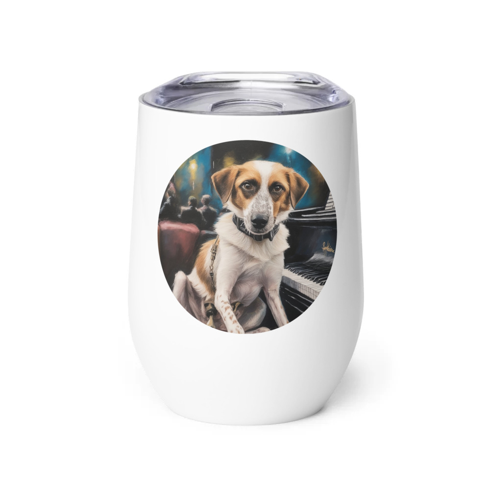 PugMug Custom Hazim Wine Tumbler