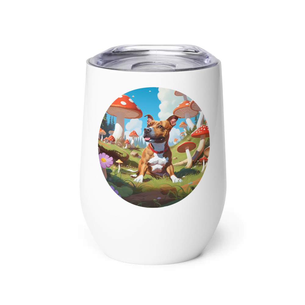 PugMug Custom Tony Hawk Wine Tumbler