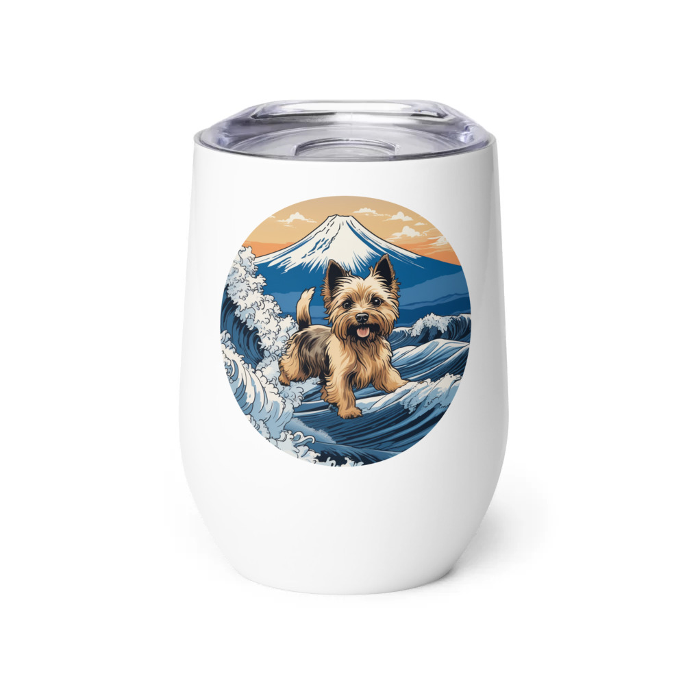 PugMug Custom Cairn Terrier Wine Tumbler