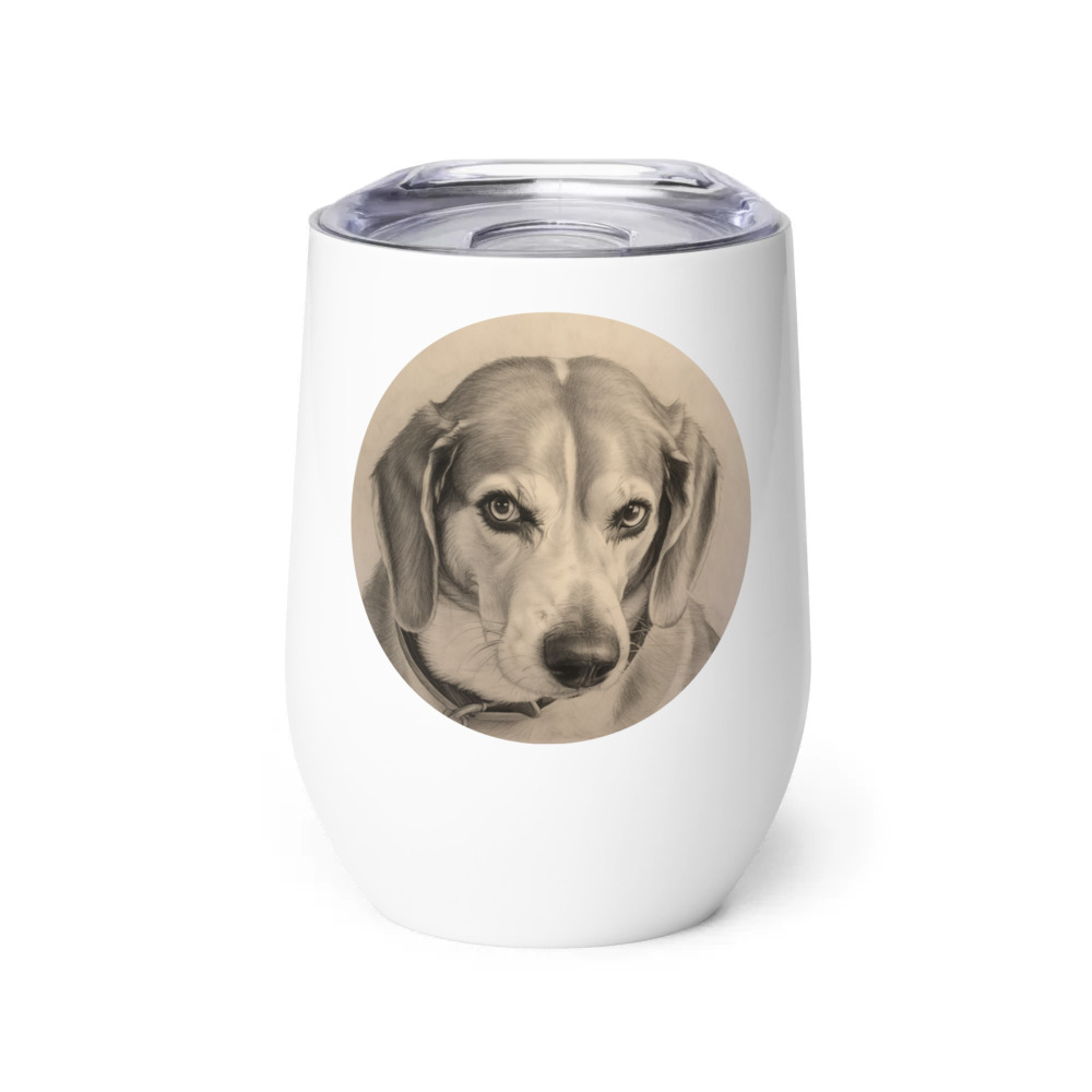 PugMug Custom Munchkin Wine Tumbler