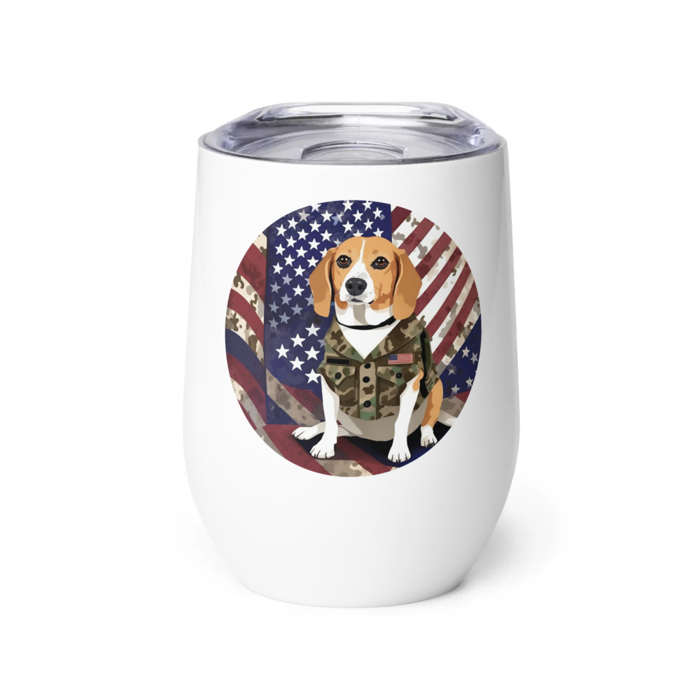 PugMug Custom Munchkin Wine Tumbler