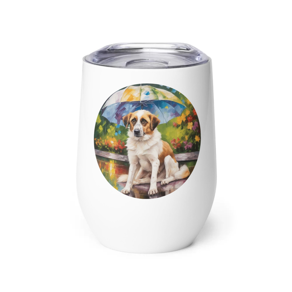 PugMug Custom Hazim Wine Tumbler