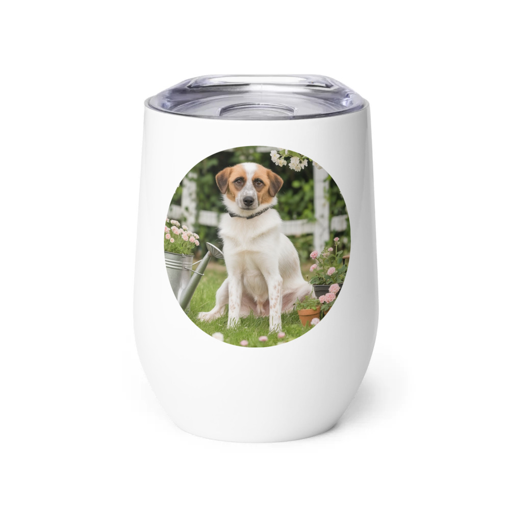 PugMug Custom Hazim Wine Tumbler