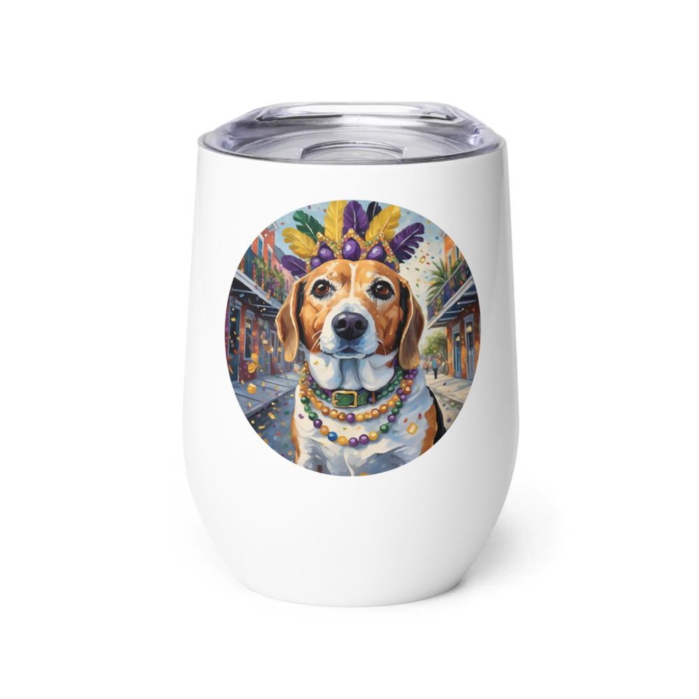 PugMug Custom Munchkin Wine Tumbler