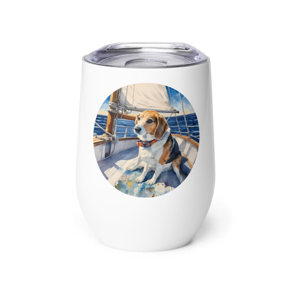 PugMug Custom Munchkin Wine Tumbler