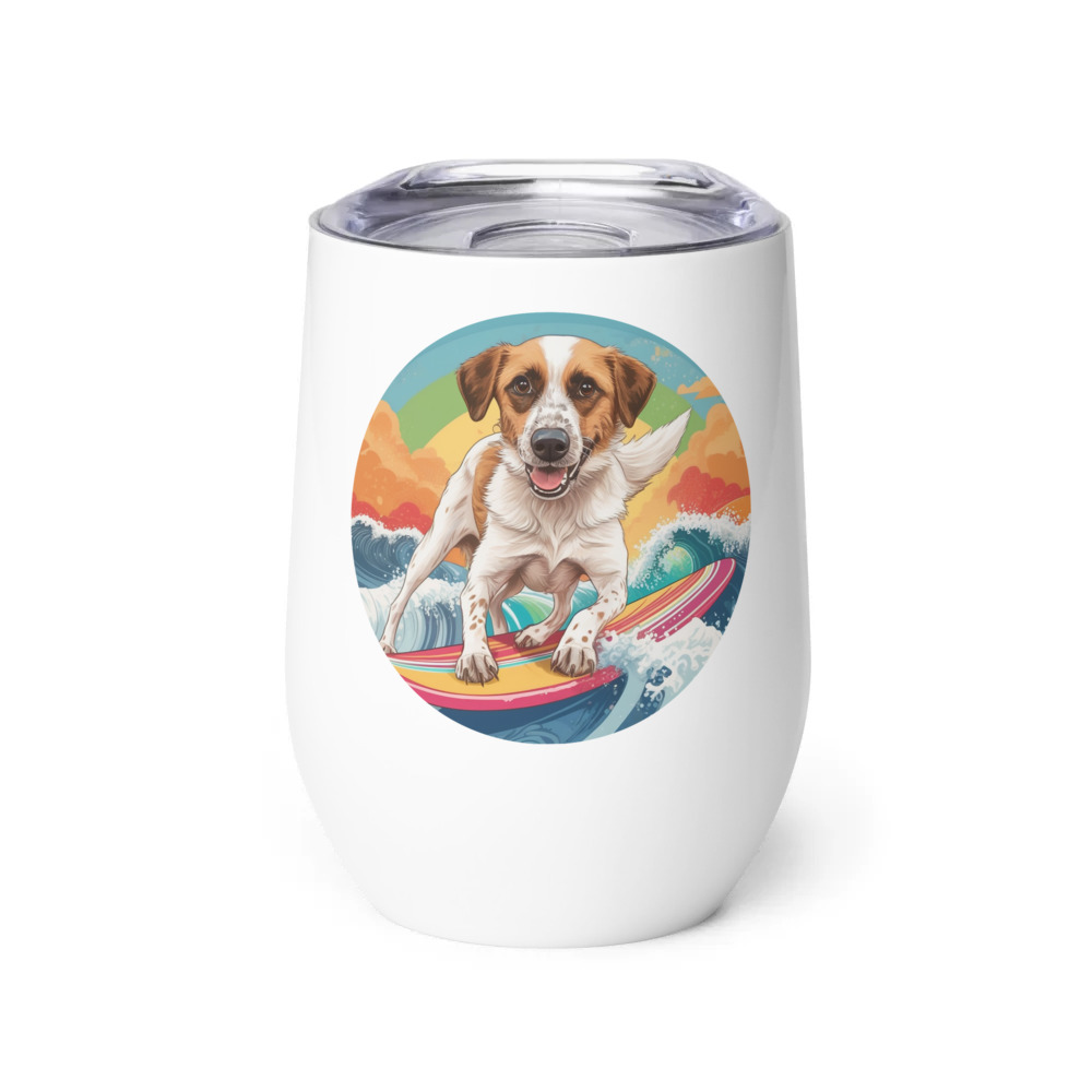 PugMug Custom Hazim Wine Tumbler