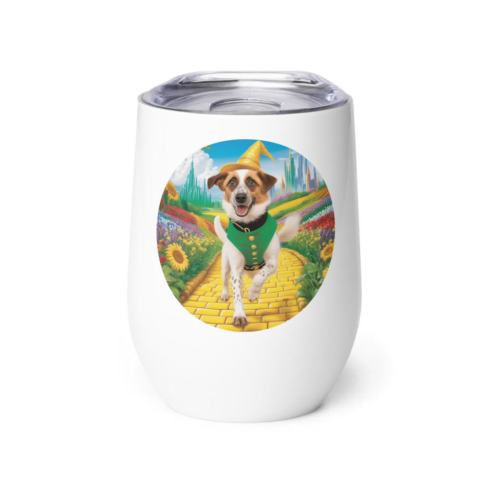 PugMug Custom Hazim Wine Tumbler