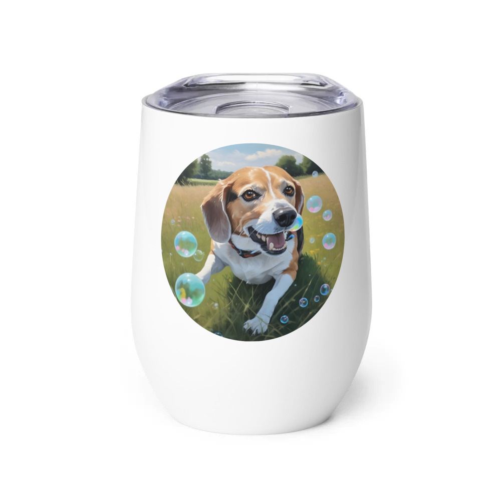 PugMug Custom Munchkin Wine Tumbler