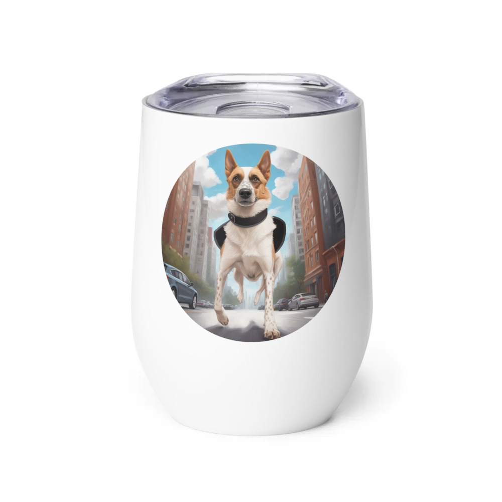 PugMug Custom Hazim Wine Tumbler