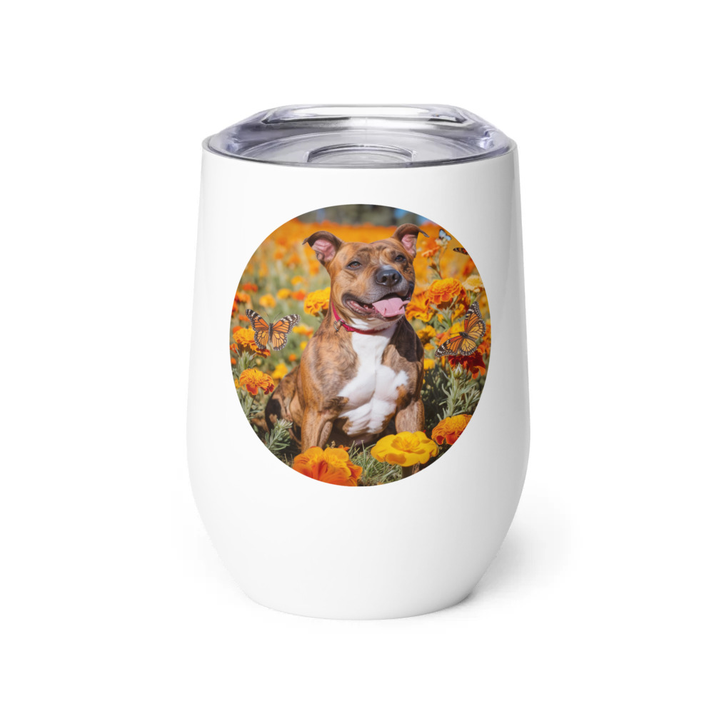 PugMug Custom Tony Hawk Wine Tumbler