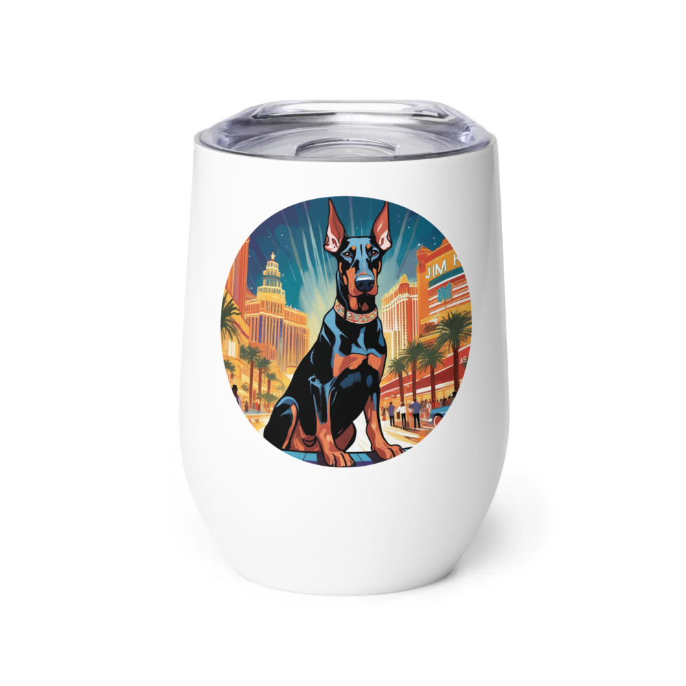 PugMug Custom Pet Wine Tumbler