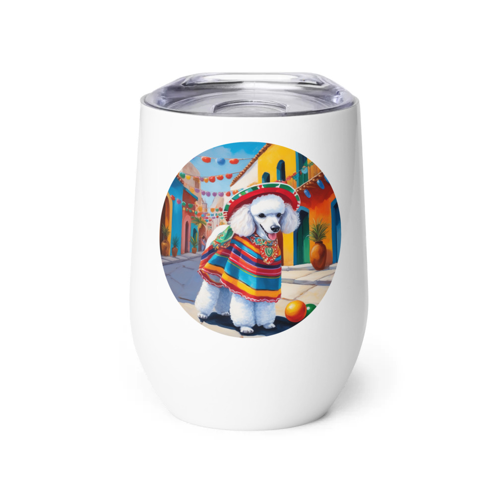 PugMug Custom Pet Wine Tumbler