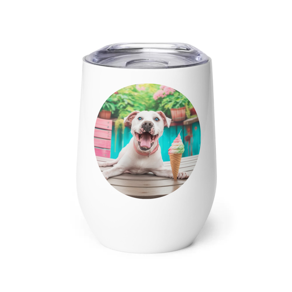 PugMug Custom Melody Wine Tumbler