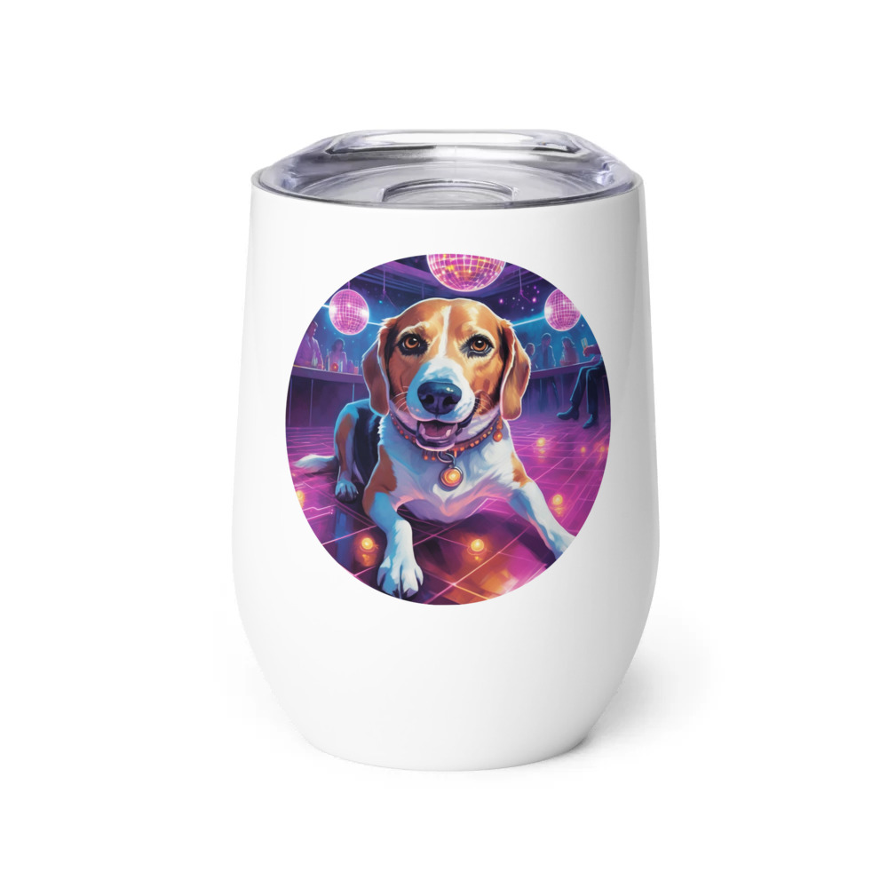 PugMug Custom Munchkin Wine Tumbler
