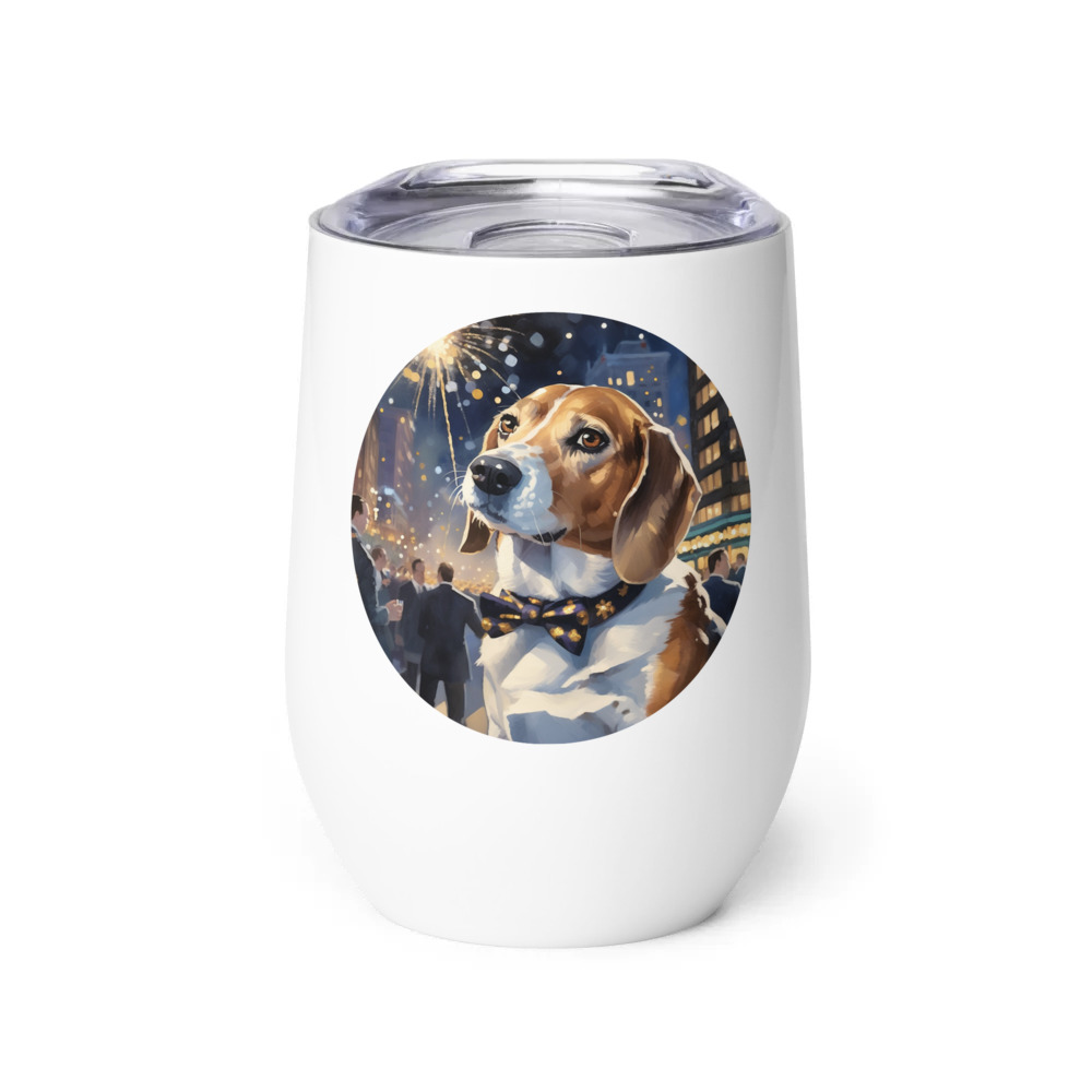 PugMug Custom Munchkin Wine Tumbler