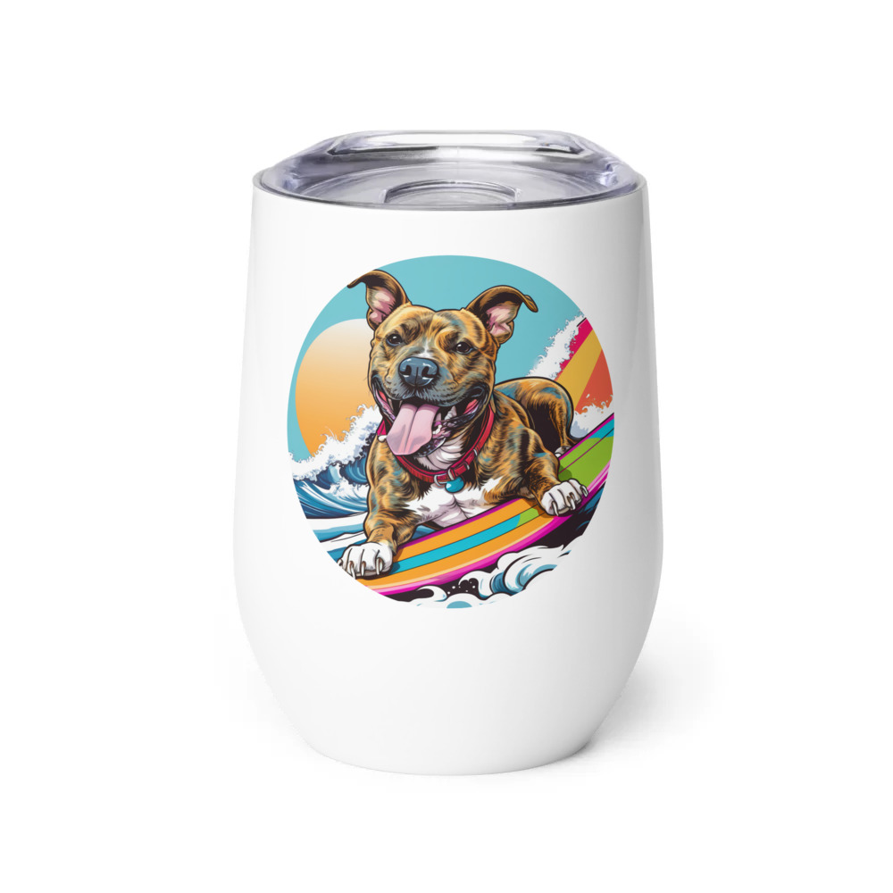 PugMug Custom Tony Hawk Wine Tumbler