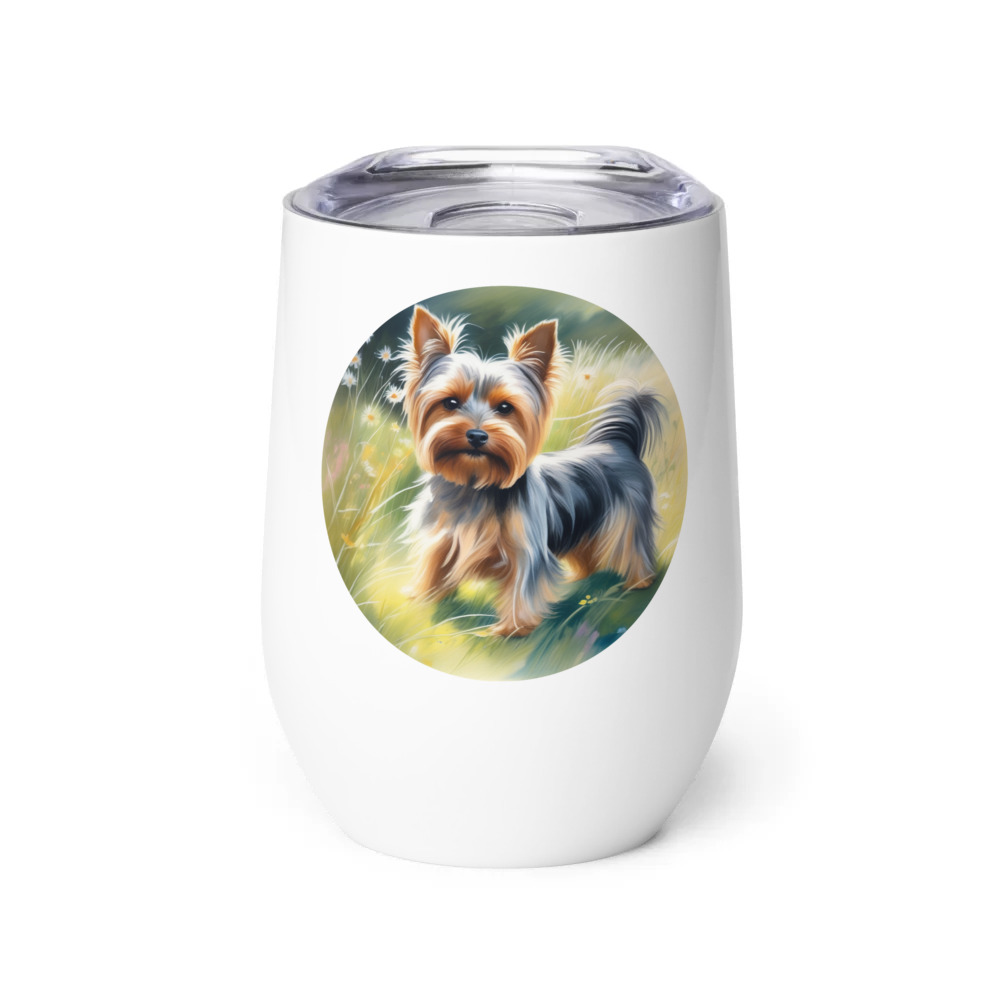 PugMug Custom Pet Wine Tumbler