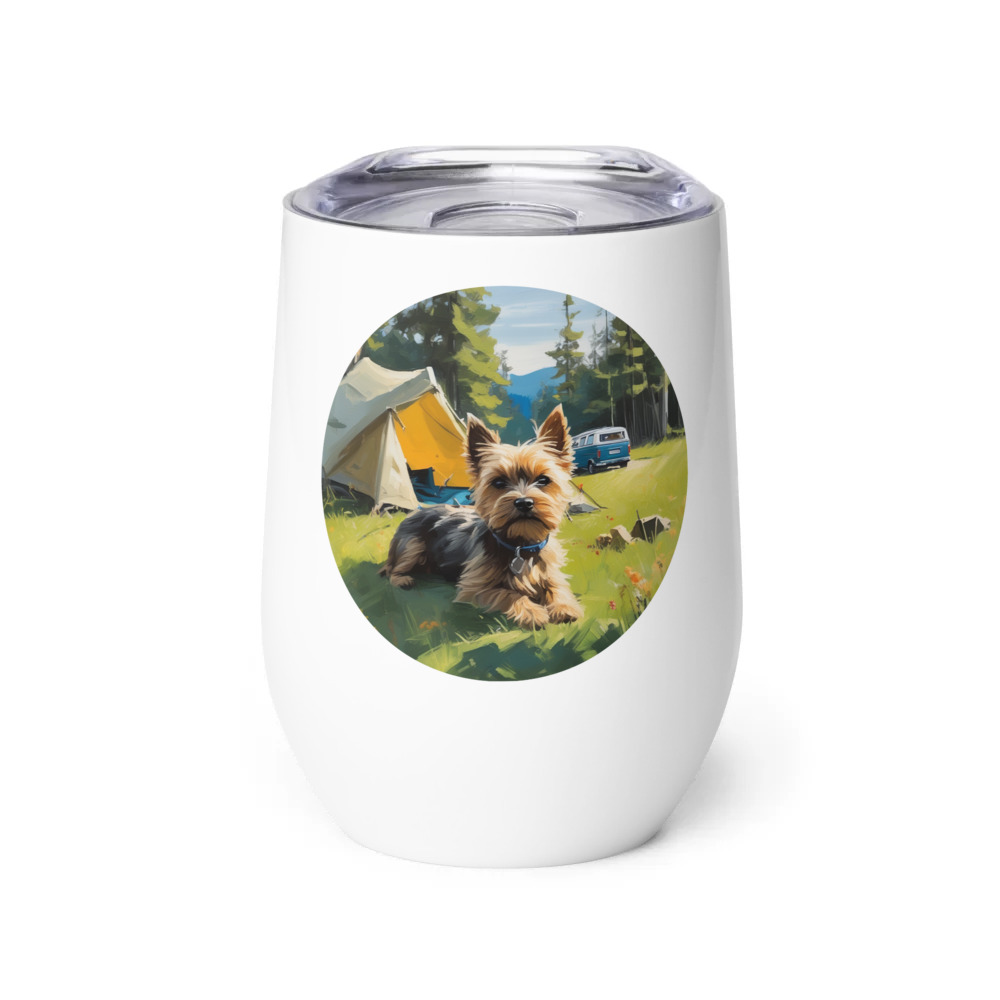 PugMug Custom Cairn Terrier Wine Tumbler