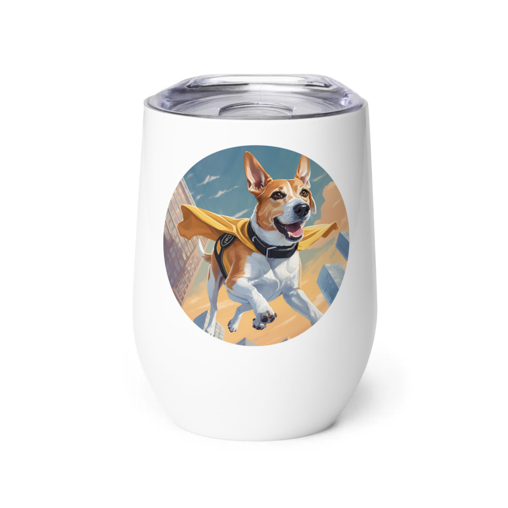 PugMug Custom Munchkin Wine Tumbler