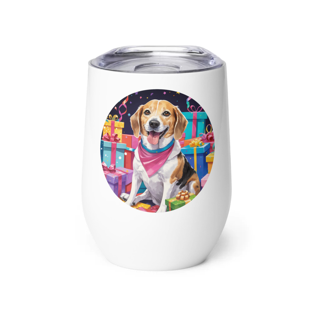 PugMug Custom Munchkin Wine Tumbler