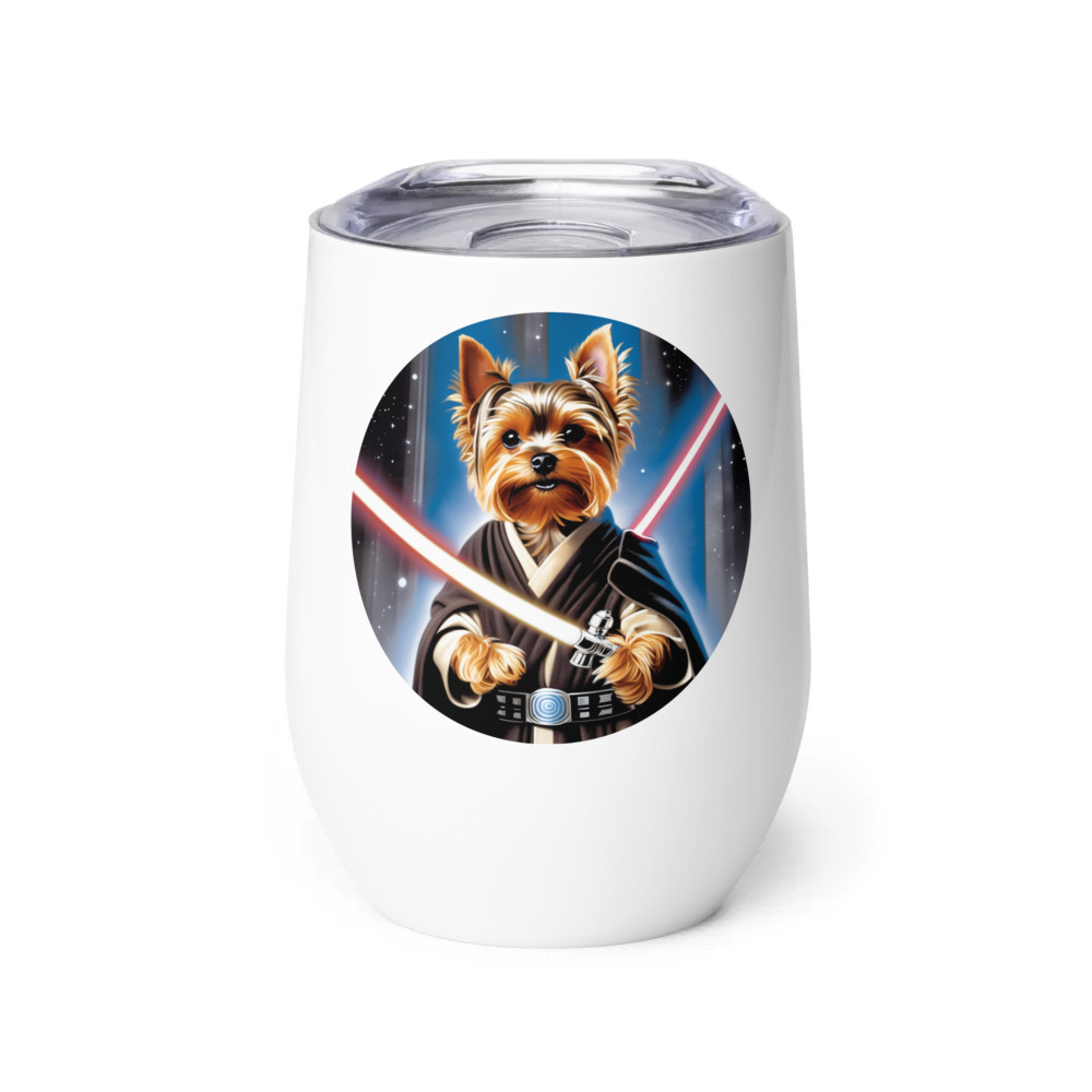 PugMug Custom Pet Wine Tumbler