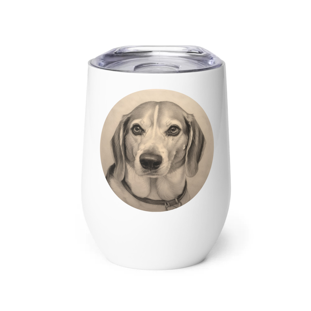 PugMug Custom Munchkin Wine Tumbler