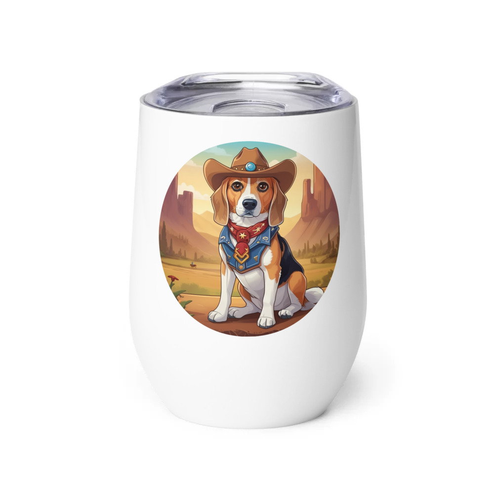 PugMug Custom Munchkin Wine Tumbler
