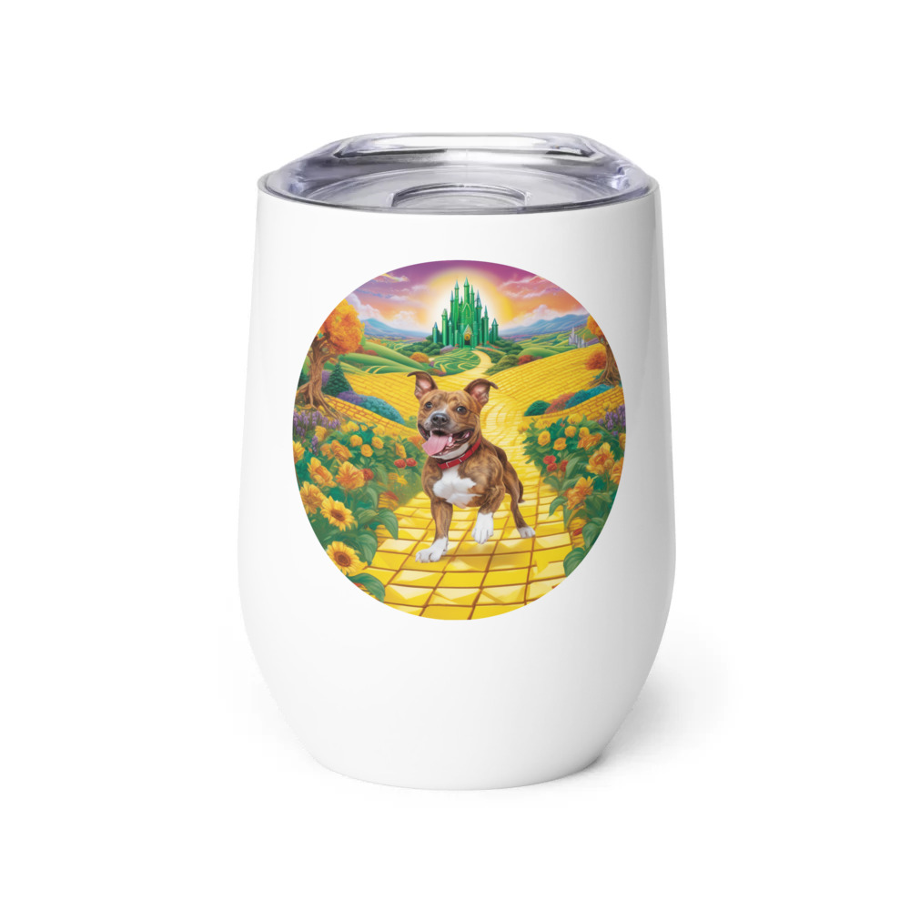 PugMug Custom Tony Hawk Wine Tumbler