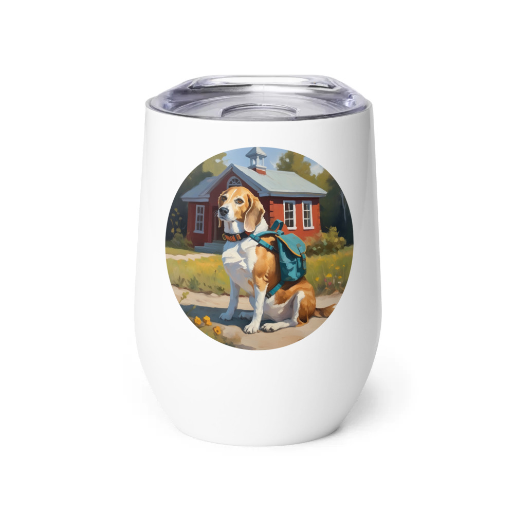 PugMug Custom Munchkin Wine Tumbler