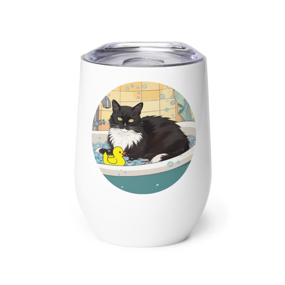 PugMug Custom Peerie Wine Tumbler