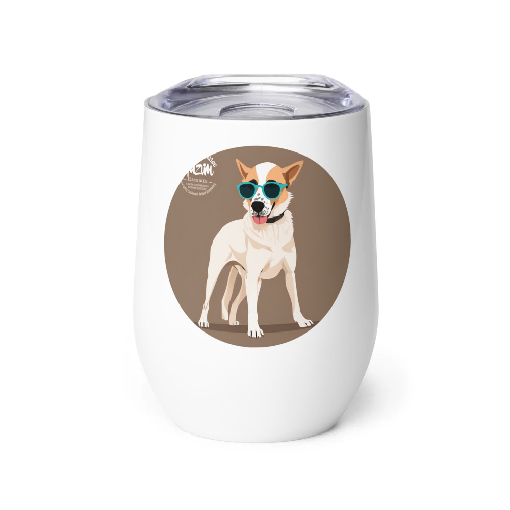 PugMug Custom Hazim Wine Tumbler