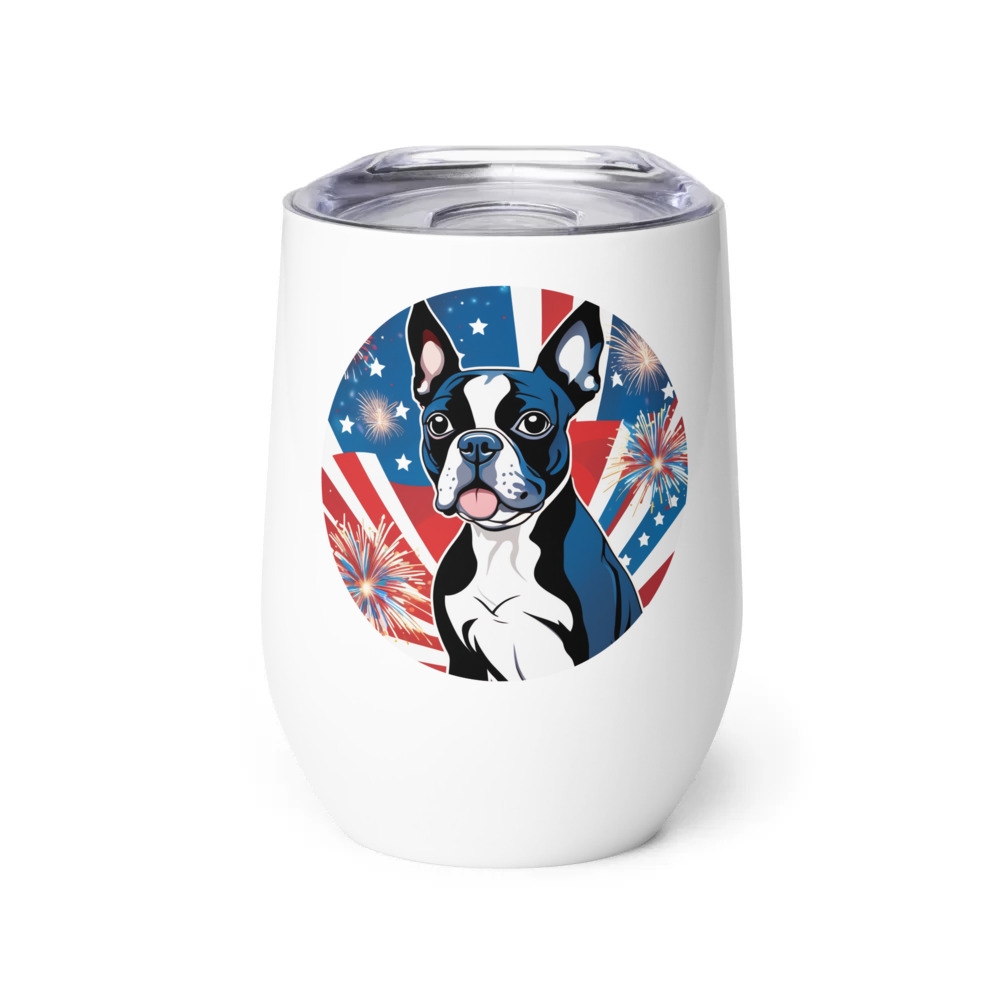PugMug Custom Pet Wine Tumbler