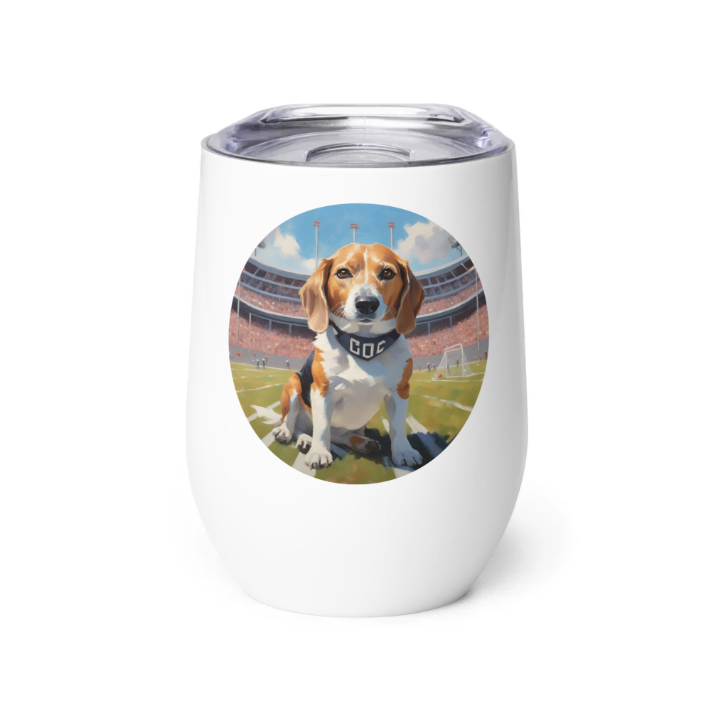 PugMug Custom Munchkin Wine Tumbler