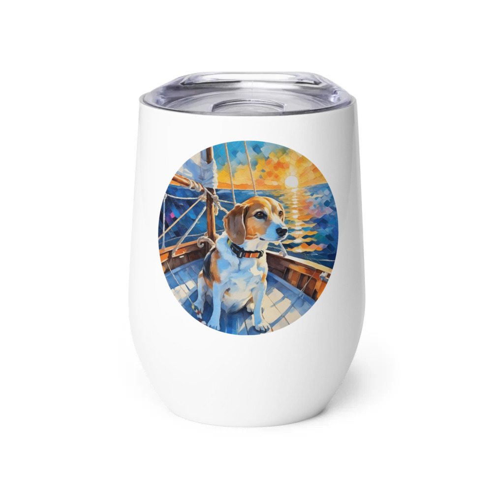 PugMug Custom Munchkin Wine Tumbler